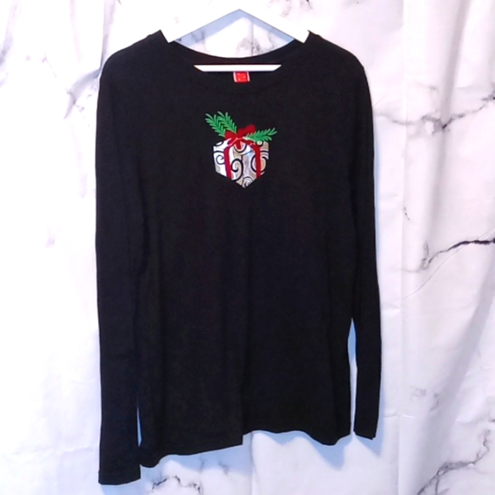 Joy black festive top XL 💗💗💗💗